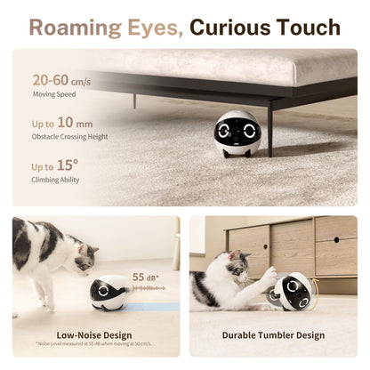 Enabot EBO ROLA Mini Pet Camera Robot: 2K FamilyBot Mobile Home Companion