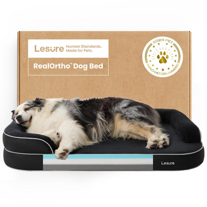 3-Layer Memory Foam Orthopedic Dog Bed with Washable Cover