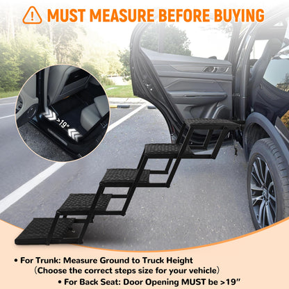 Portable Non-Slip Dog Ramp for Cars and SUVs up to 200 lbs