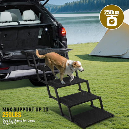 Portable Non-Slip Dog Ramp for Cars and SUVs up to 200 lbs
