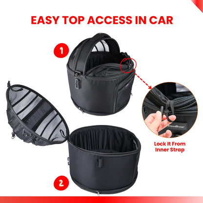 PawsInCar Crash-Tested Portable Small Dog Car Seat