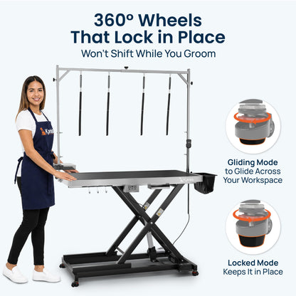 Professional Electric Height-Adjustable Dog Grooming Table