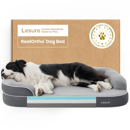3-Layer Memory Foam Orthopedic Dog Bed with Washable Cover