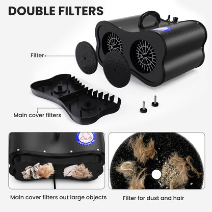Flying Pig Double Motor High Performance Dog Pet Grooming Dryer