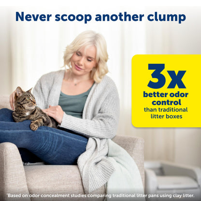 PetSafe ScoopFree Clumping Self-Cleaning Litter Box for Clumping Litter