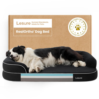 3-Layer Memory Foam Orthopedic Dog Bed with Washable Cover