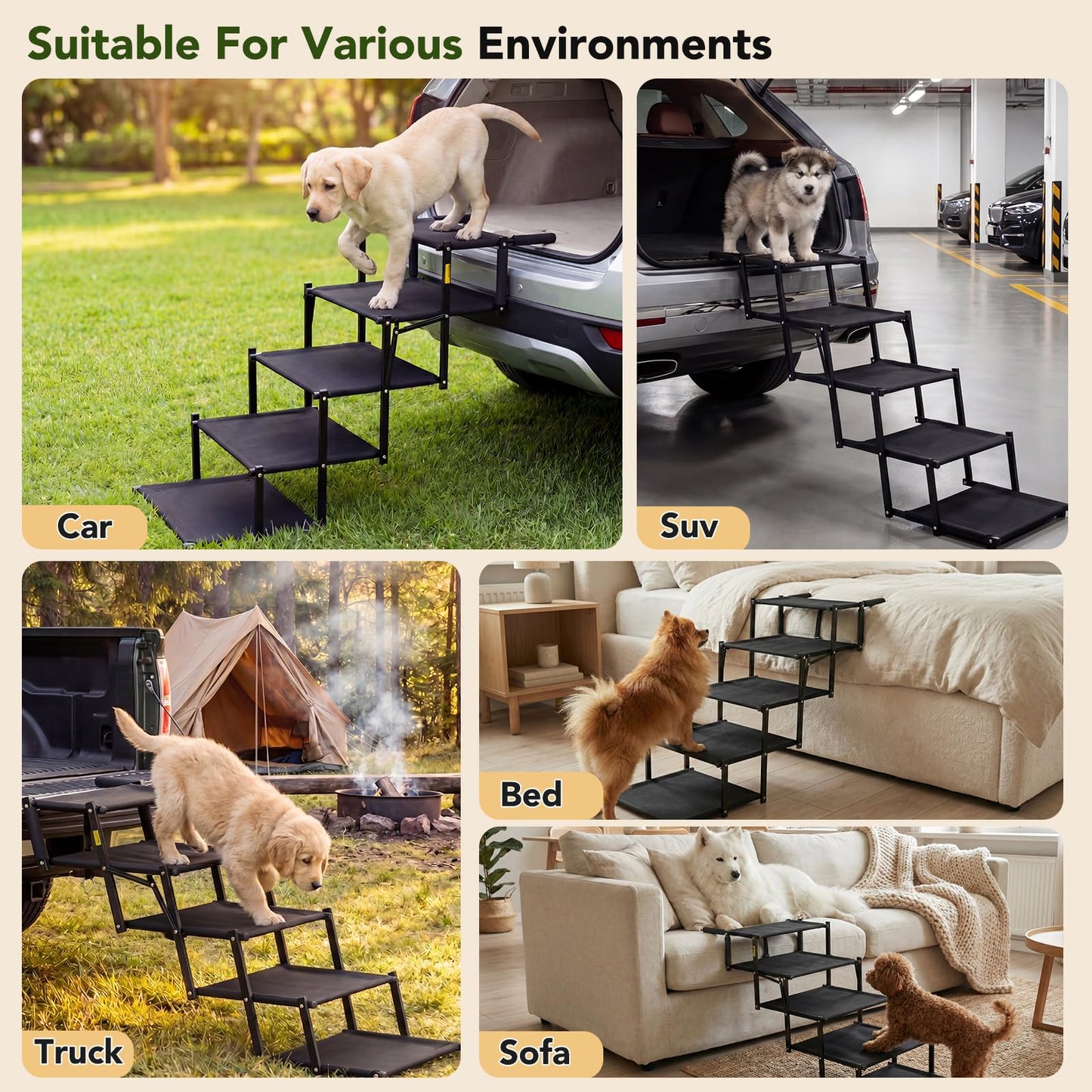 Cozila Dog Stairs for Car