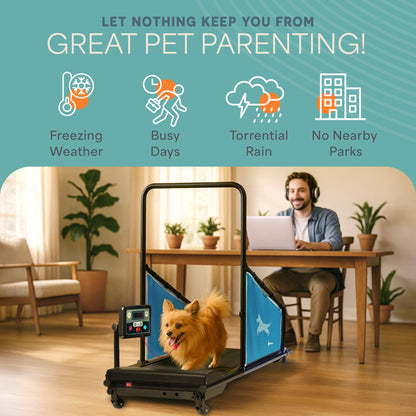 Lifepro PawRunner Dog Treadmill for Small & Medium Dogs, Remote Control