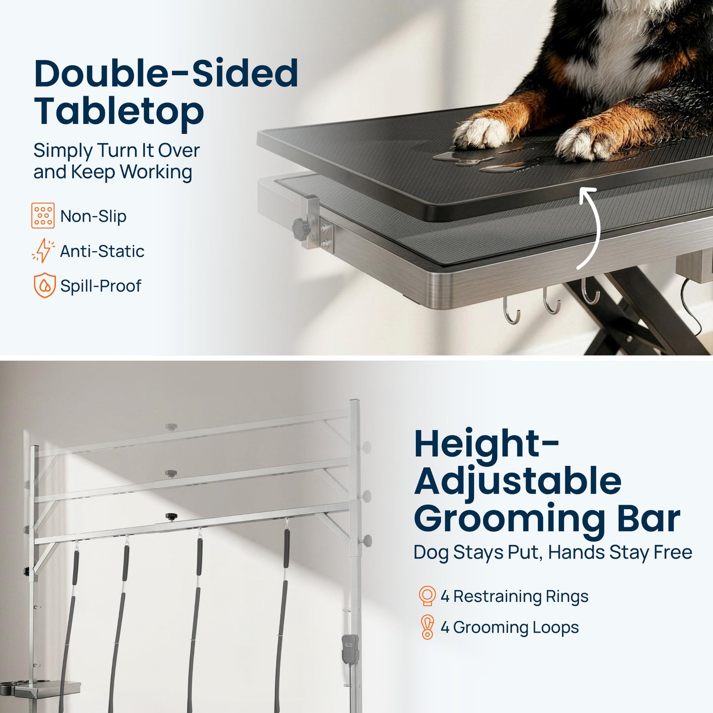 Professional Electric Height-Adjustable Dog Grooming Table