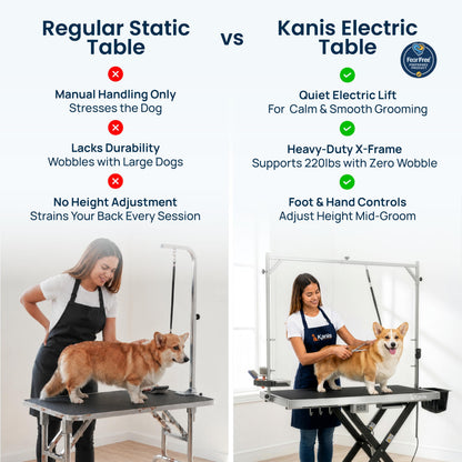 Professional Electric Height-Adjustable Dog Grooming Table