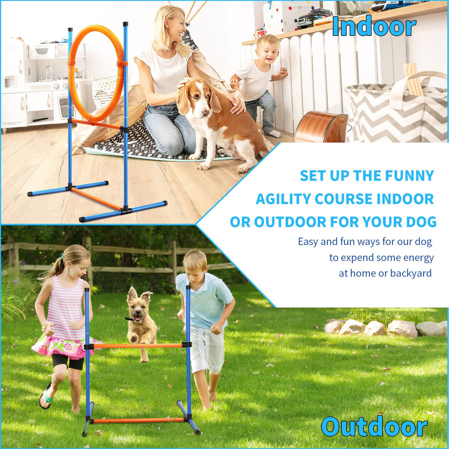 JMMPOO Dog Agility Set