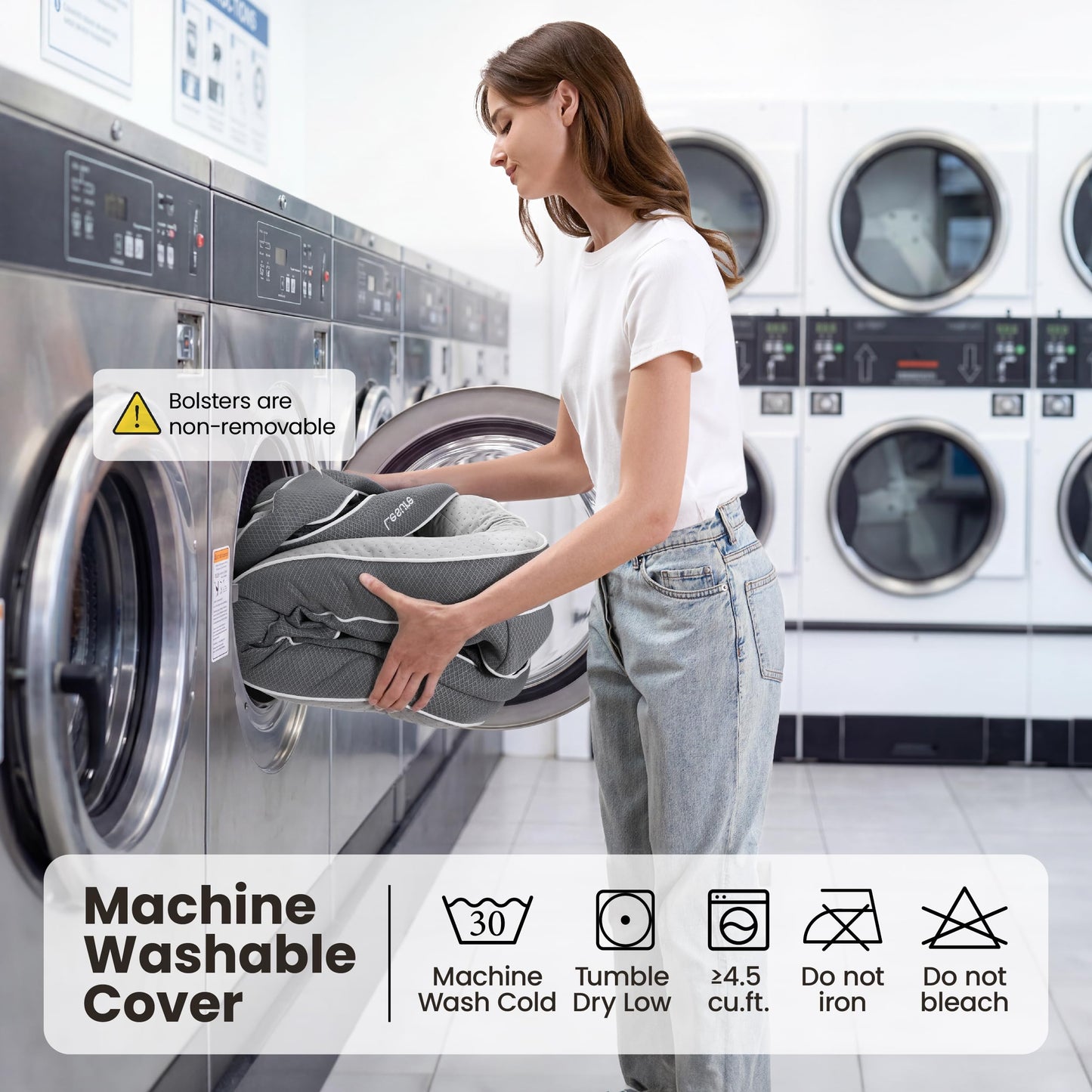 3-Layer Memory Foam Orthopedic Dog Bed with Washable Cover