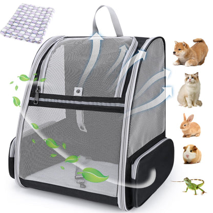 Ventilated Pet Carrier Backpack for Cats and Small Dogs