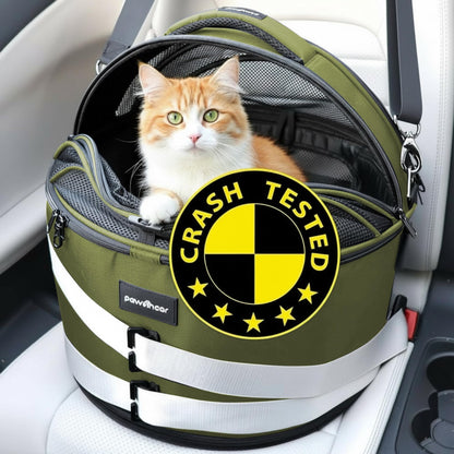 PawsInCar Crash-Tested Portable Small Dog Car Seat