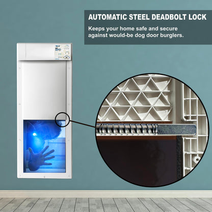 Automatic Electronic Pet Door for Large Dogs with Secure Access