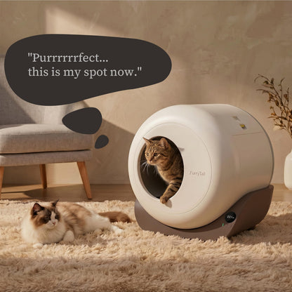 Furrytail Self-Cleaning Automatic Litter Box, Smart Litter Box