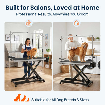 Professional Electric Height-Adjustable Dog Grooming Table