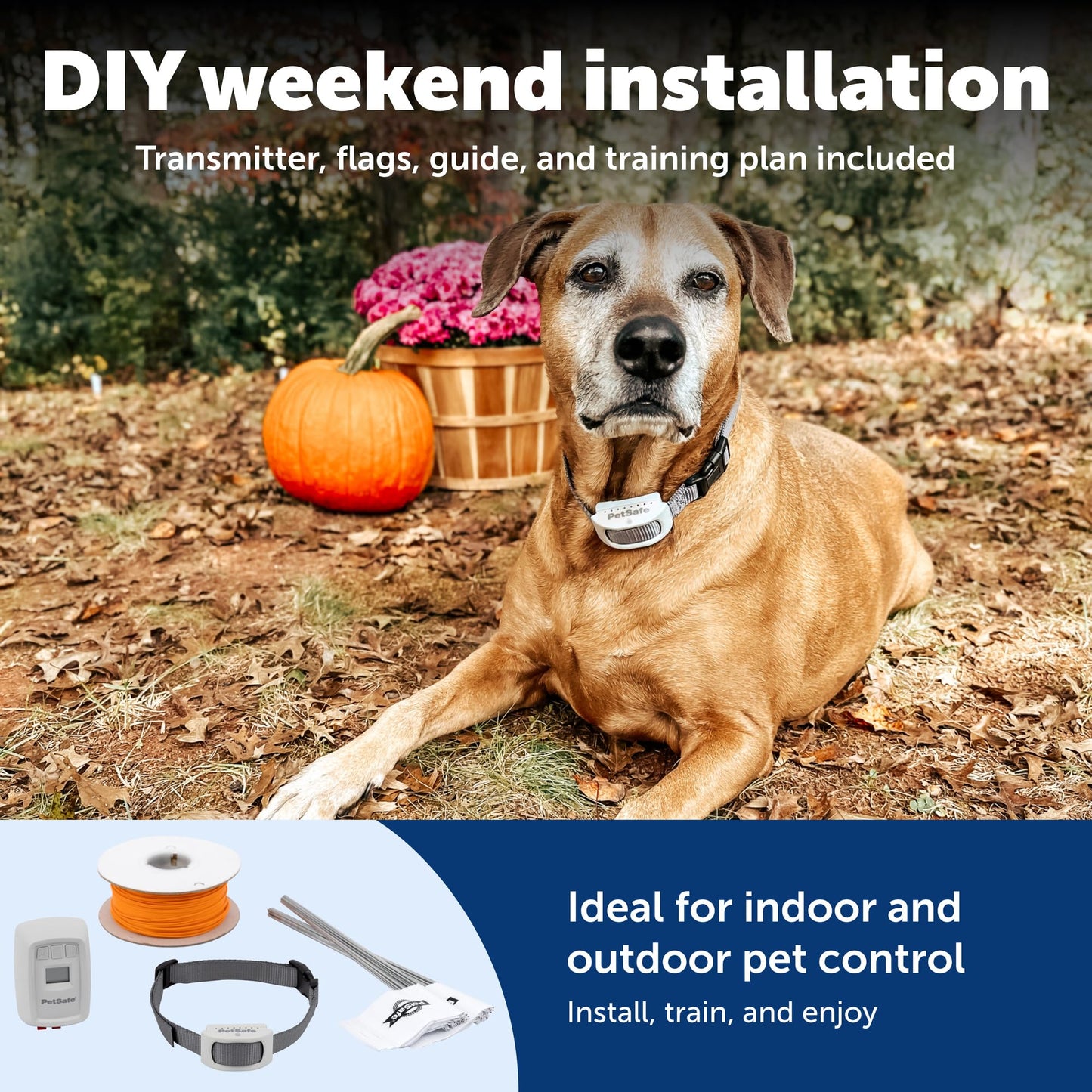 In-Ground Pet Fence System with Expandable 5-Acre Coverage