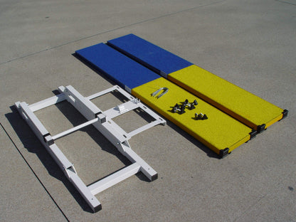 DogSport 9' Dog Agility Teeter (See-Saw), Aluminium with Rubber Surface